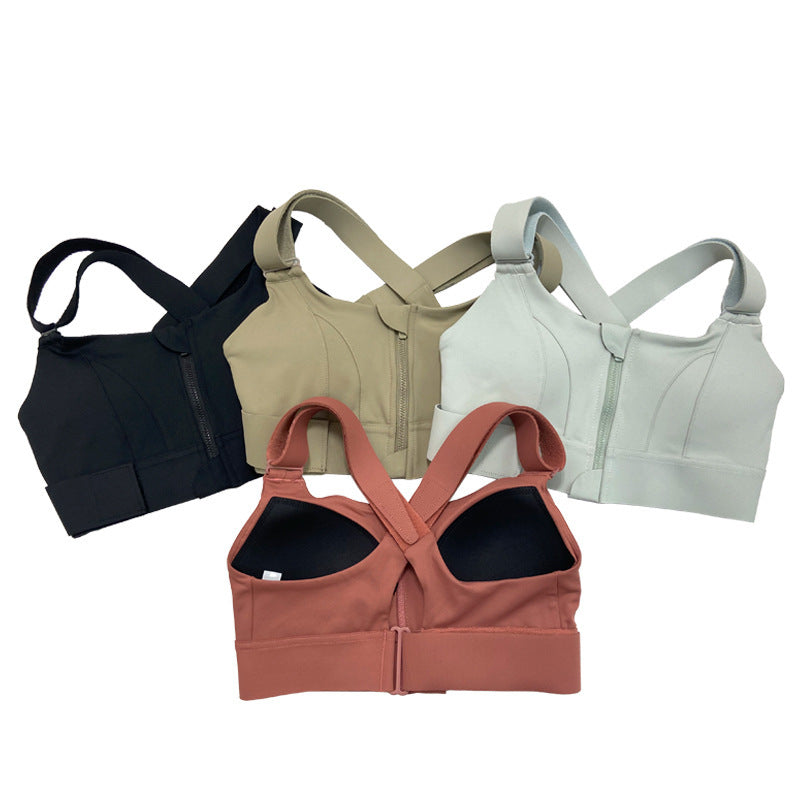 Front Zipper Seamless Bra Push Up Bras For Women Plus  bra