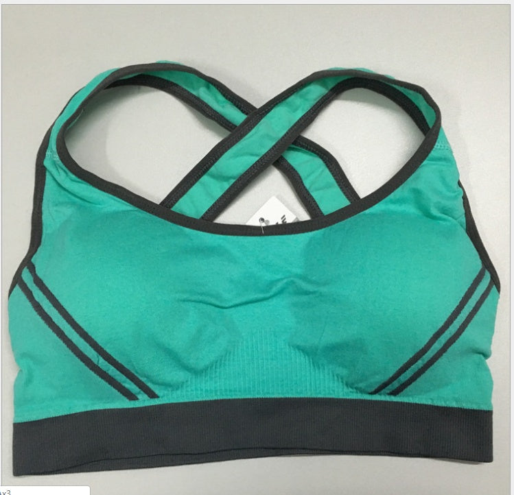 womens padded sports bra